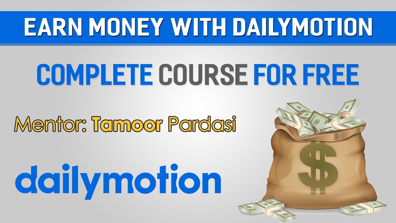 Online Earning with Dailymotion