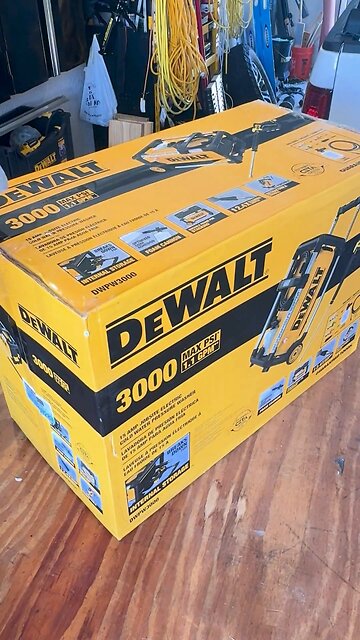 Dewalt pressure washer.