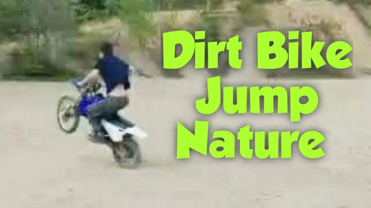 Peaceful, Safe Dirt Bike Jump in Nature #DirtBike #Jumps Yamaha 2000 YZ80