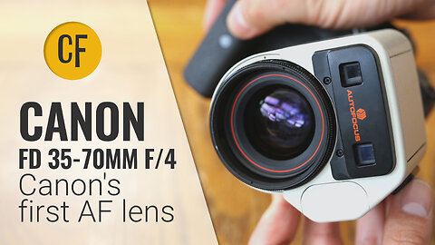 Weird lens reviews: Canon FD 35-70mm f/4 AF (Canon's first autofocus lens)