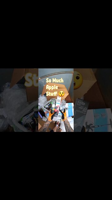 Employees tossed a whole bunch of apple stuff and more