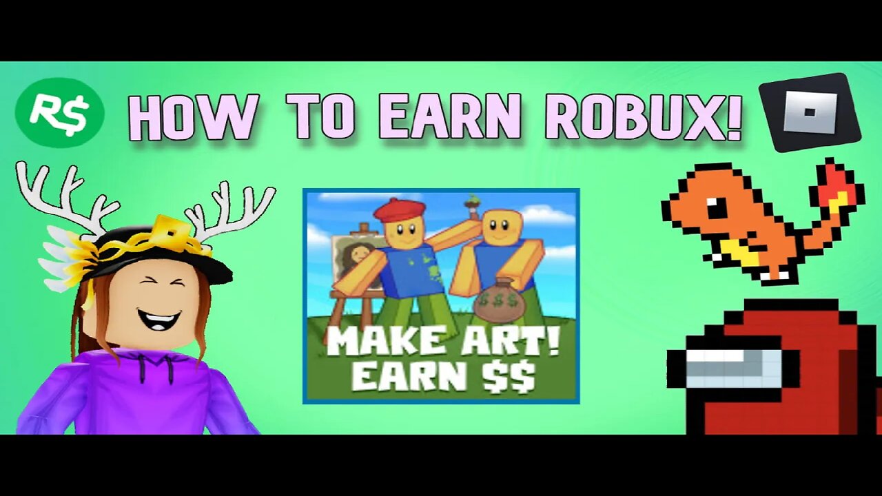 How to Create Art on Starving Artists and make ROBUX! (ROBLOX)