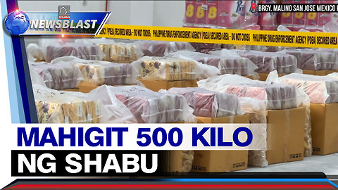 Mahigit 500 kilo ng sh*bu, nasabat sa Mexico, Pampanga