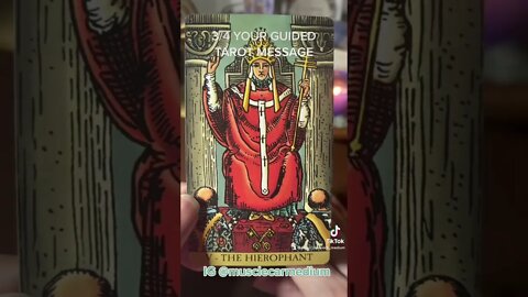 Your guided tarot message, three of four. #Tarot #youtube #spirituality #channel #cards ￼