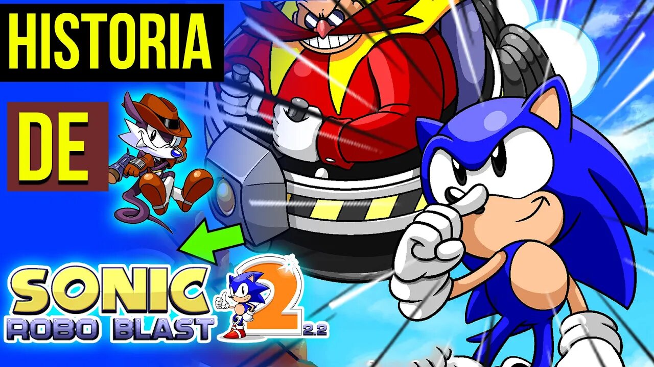 O MELHOR jogo de FAN do SONIC 😂 | SONIC ROBO BLAST 2