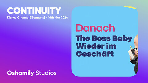 Disney Channel (Germany) - Continuity (16th March 2024)