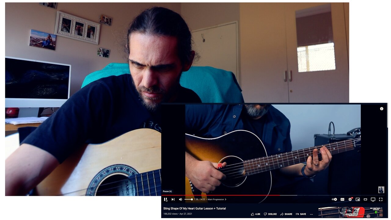 Raw Session | Learning how to play a Challenging Acoustic Song on Guitar