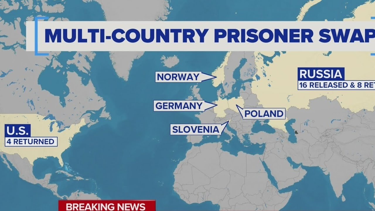 Who's in the massive prisoner swap between Russia and the West? | NewsNation Now| TP