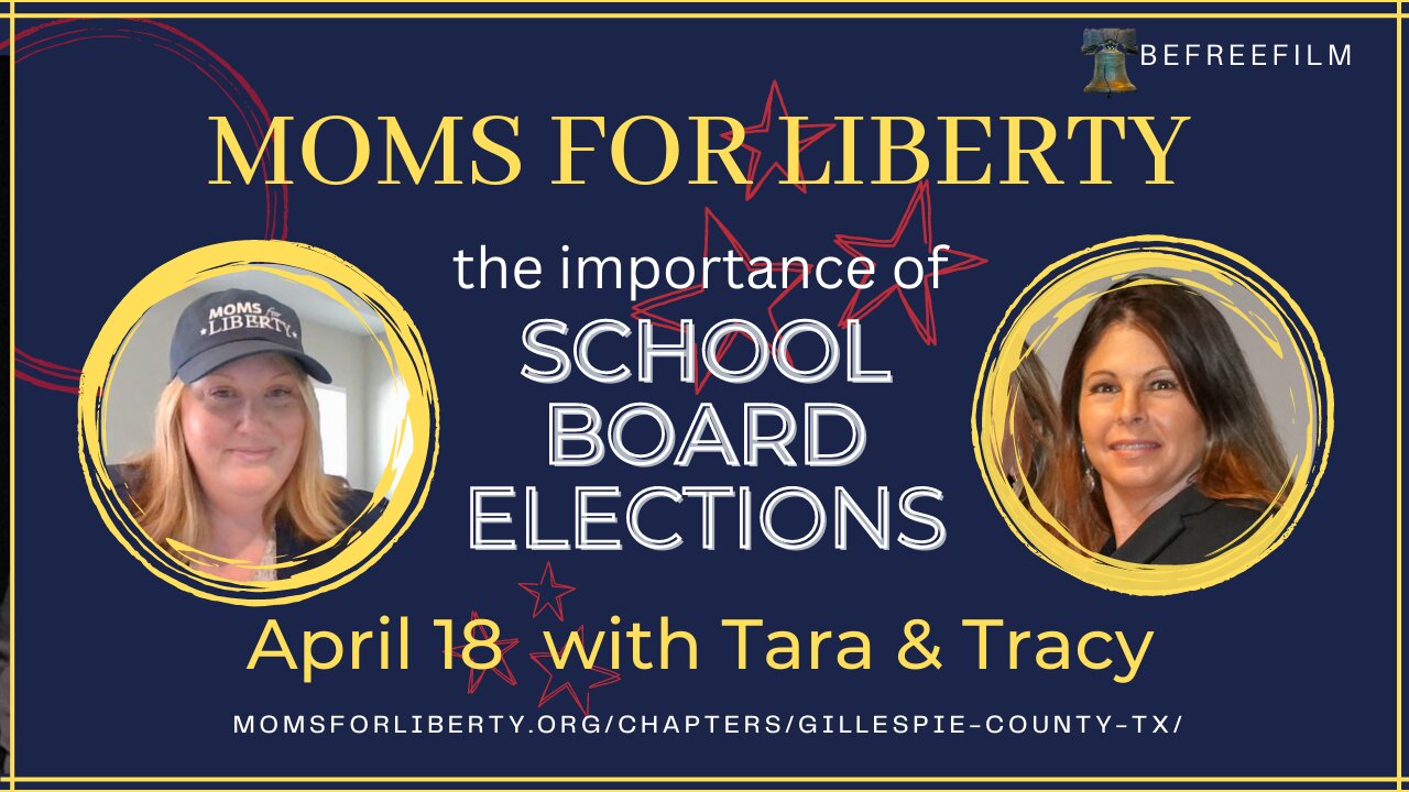 MOMS FOR LIBERTY April 18 The Importance of early voting FISD!