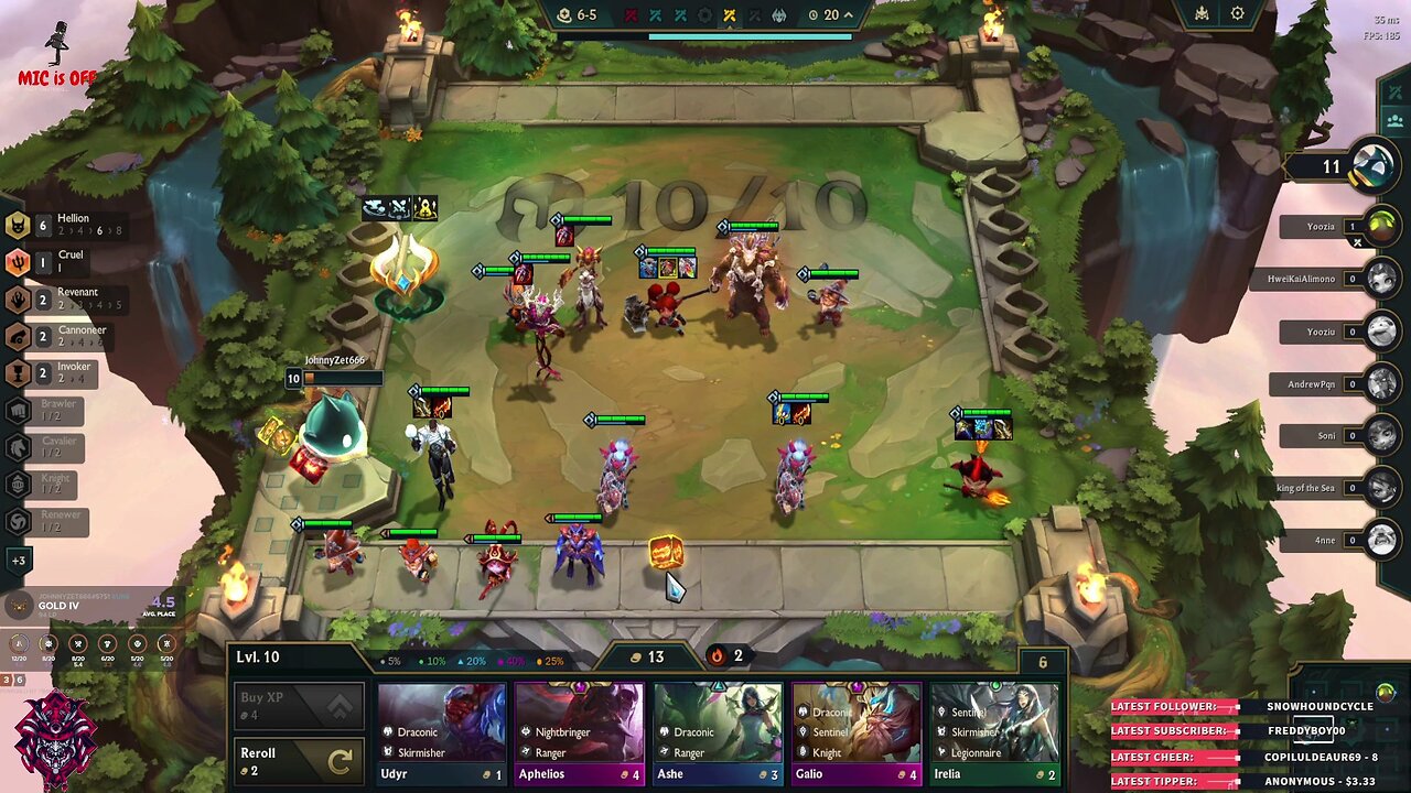 First win in Teamfight Tactics - Revival: Dawn of Heroes