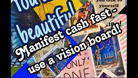 Butterfly Insightful Daily Tarot - vision board and cash manifesting #tarotreading #christmas