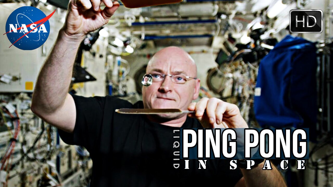 Liquid Ping Pong in Space: A Mesmerizing 4K Experiment by NASA 🚀🌌