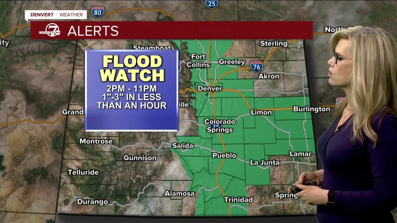 Flooding possible in Denver, across Colorado today