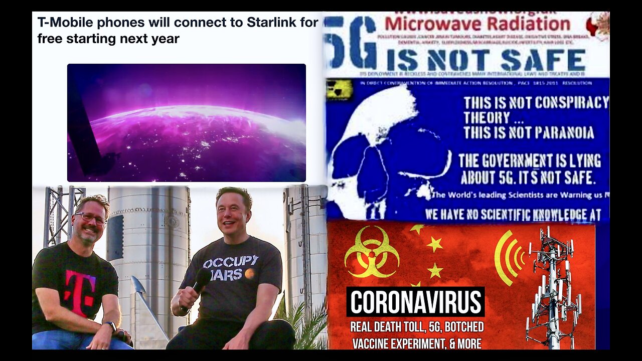 Elon Musk Starlink 5G Mike Sievert Patents Cognitive Action Spike Protein Structures In Vaccines