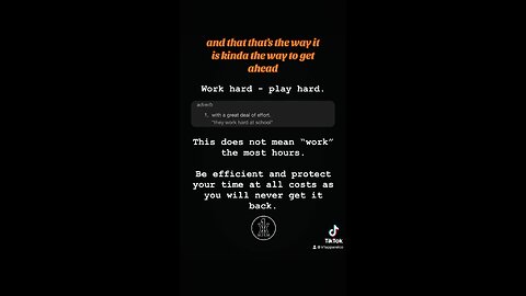 Work hard, play hard?