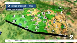 A few thunderstorms and cooler temperatures back in the forecast