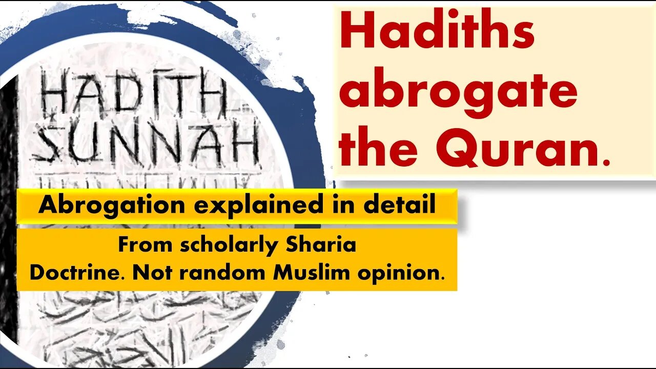 The Islamic Doctrine of Abrogation. (Rebroadcast)