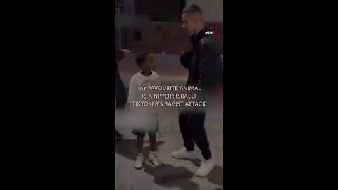 White Israeli calls a little euthopian Israeli boy the N-word disgusting inside israel. ⏬Read descrp