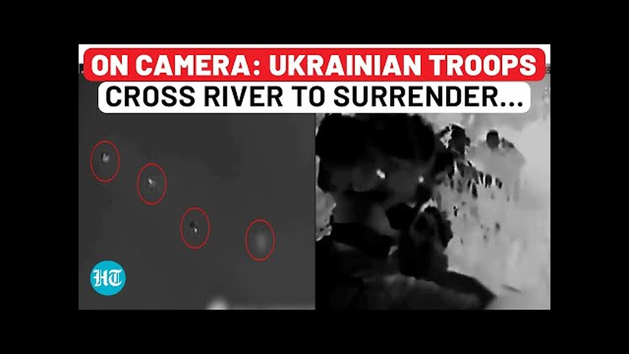 Troops Abandoning Zelensky? Ukrainian Soldiers Swim Across Dnieper River To Surrender | Watch