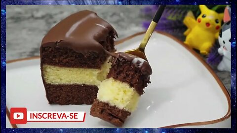 Receita de bolo de chocolate cozido no vapor | Sem forno!