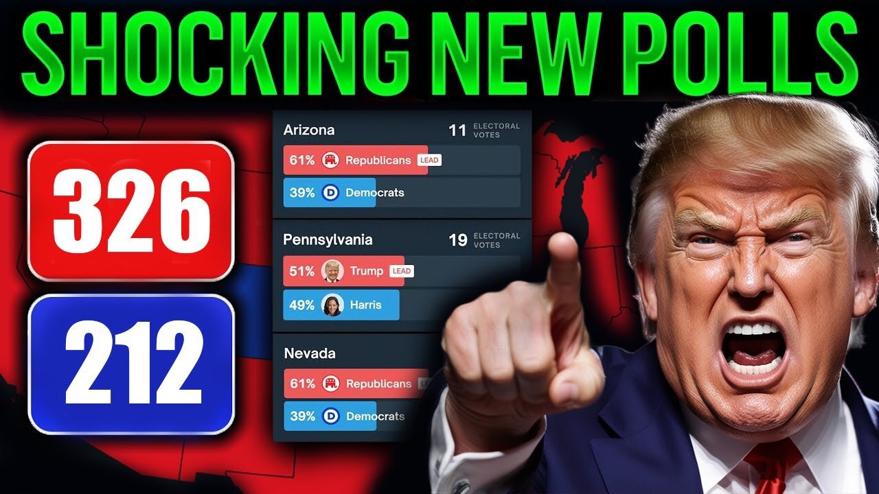 Trump SKYROCKETS In New 2024 Election Polls (Map Projection)