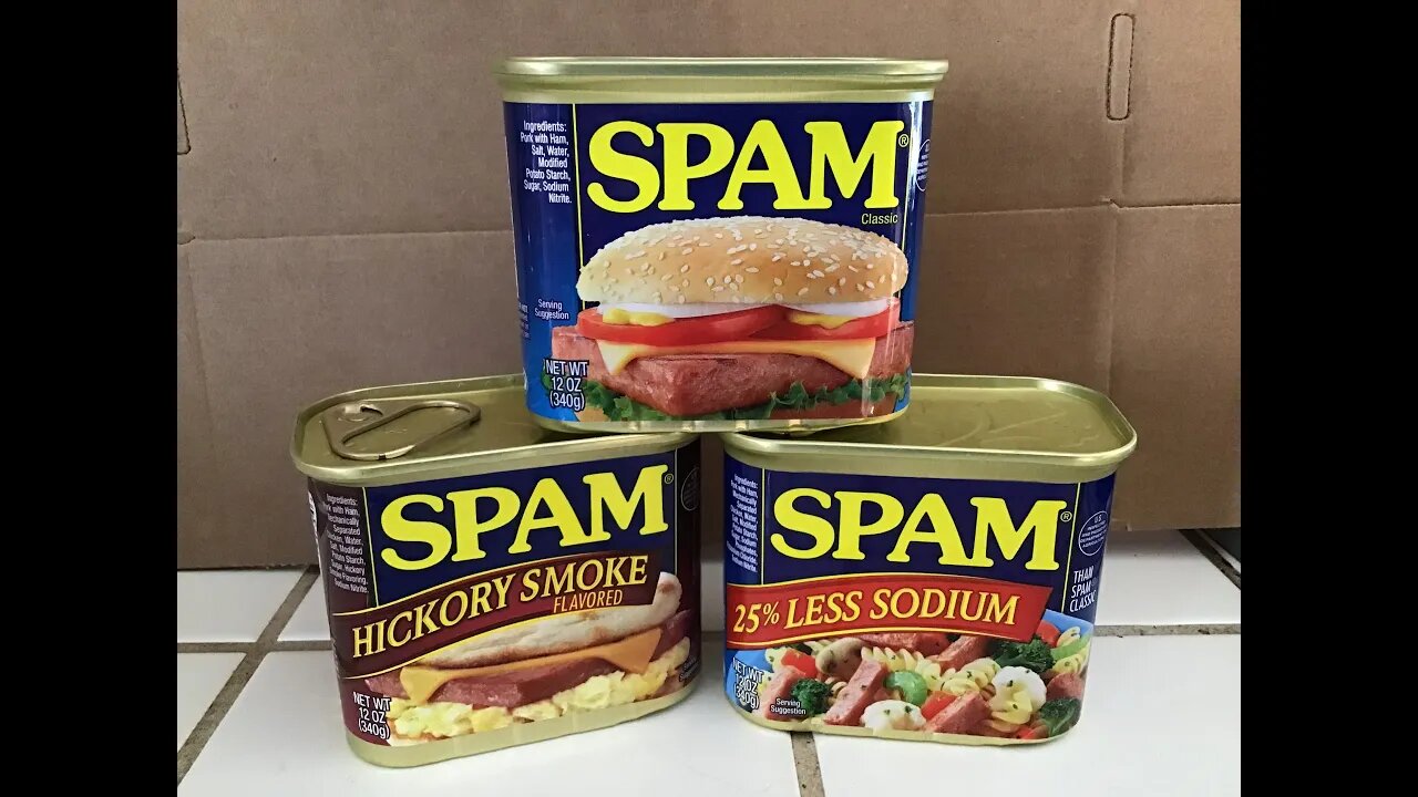 Spam. Affordable/versatile protein for your prepper pantry
