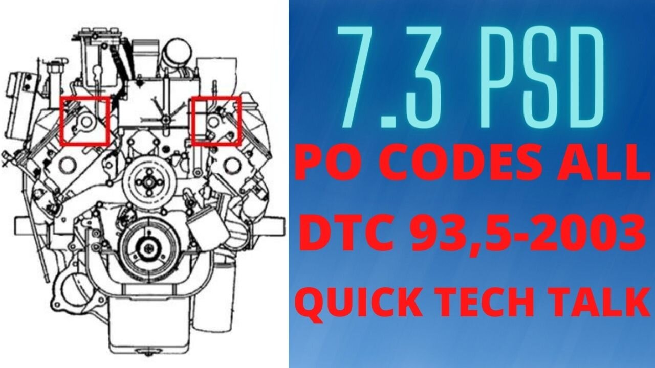 7.3 POWERSTROKE PO CODE DTCS