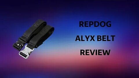 Repdog Alyx Belt Review