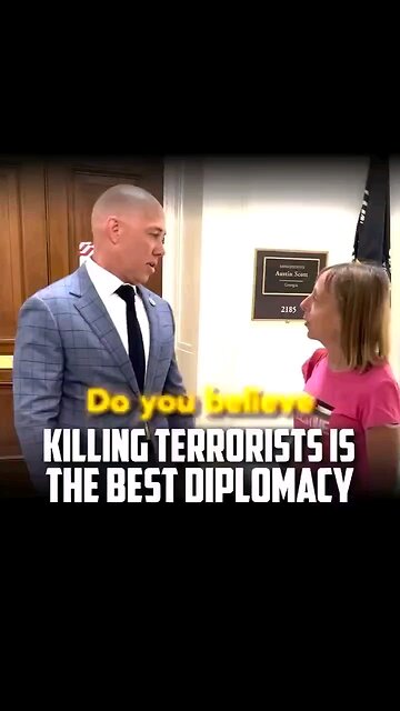Killing Terrorists is THE BEST Diplomacy!