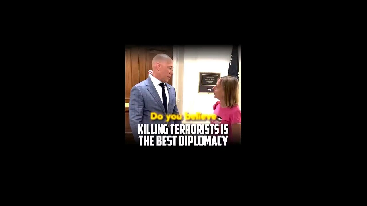 Killing Terrorists is THE BEST Diplomacy!