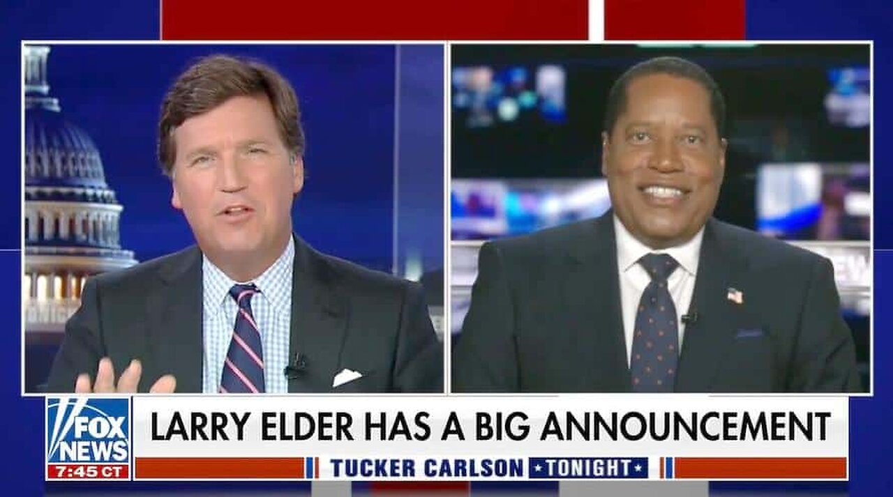 Tucker Carlson Tonight 04/20/2023 - Larry Elder Announces Presidential Campaign