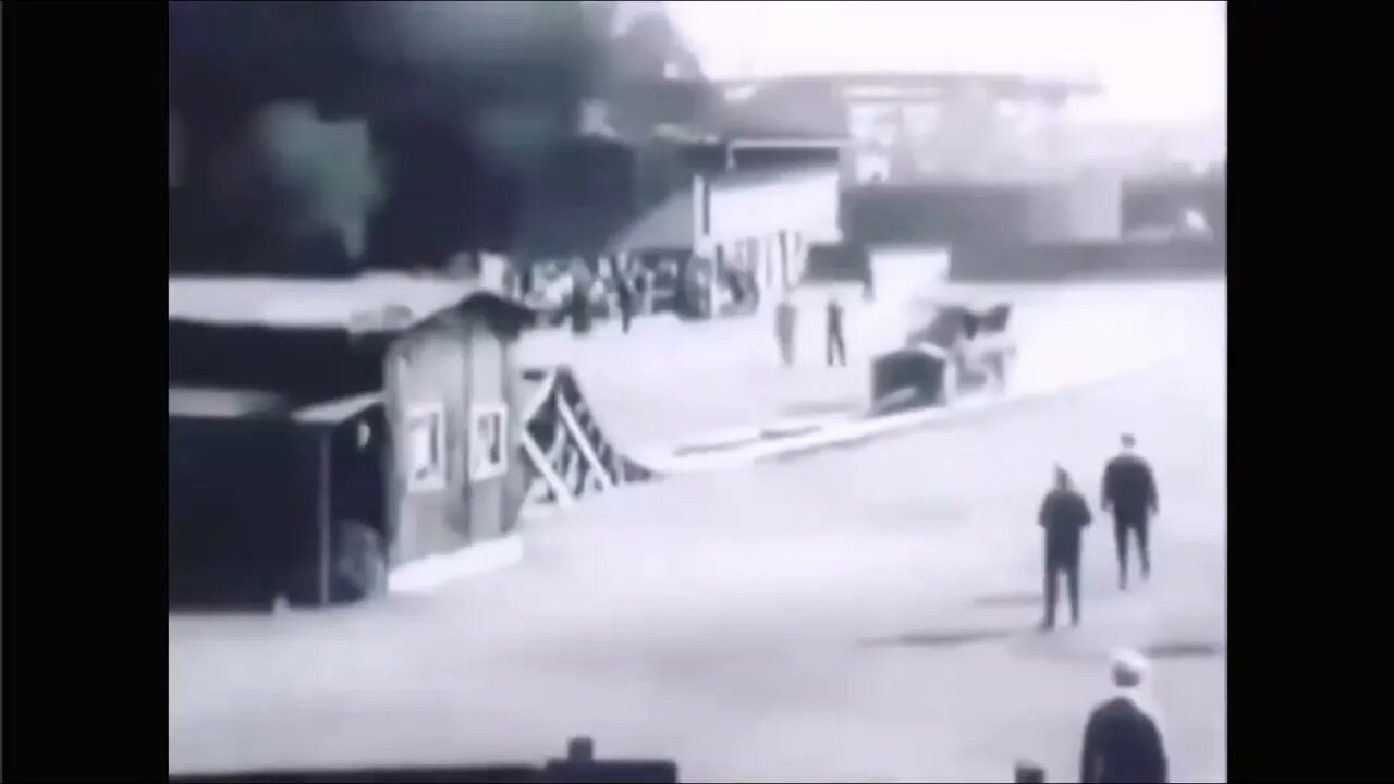 Ramp a car at the fair in the good old days