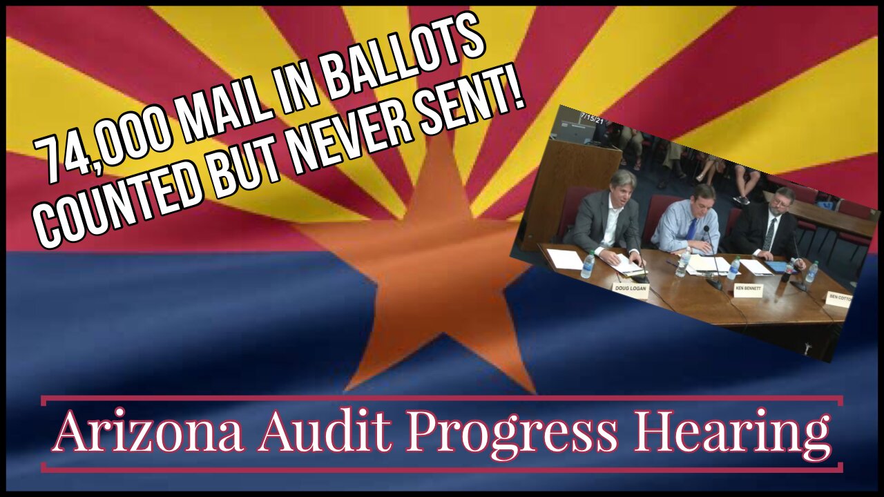 Arizona Audit Progress Hearing / 74,000 Ballots Were counted But Never Sent!!