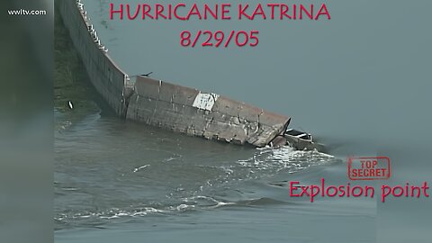 Where the levees bombed in New Orleans, Katrina?