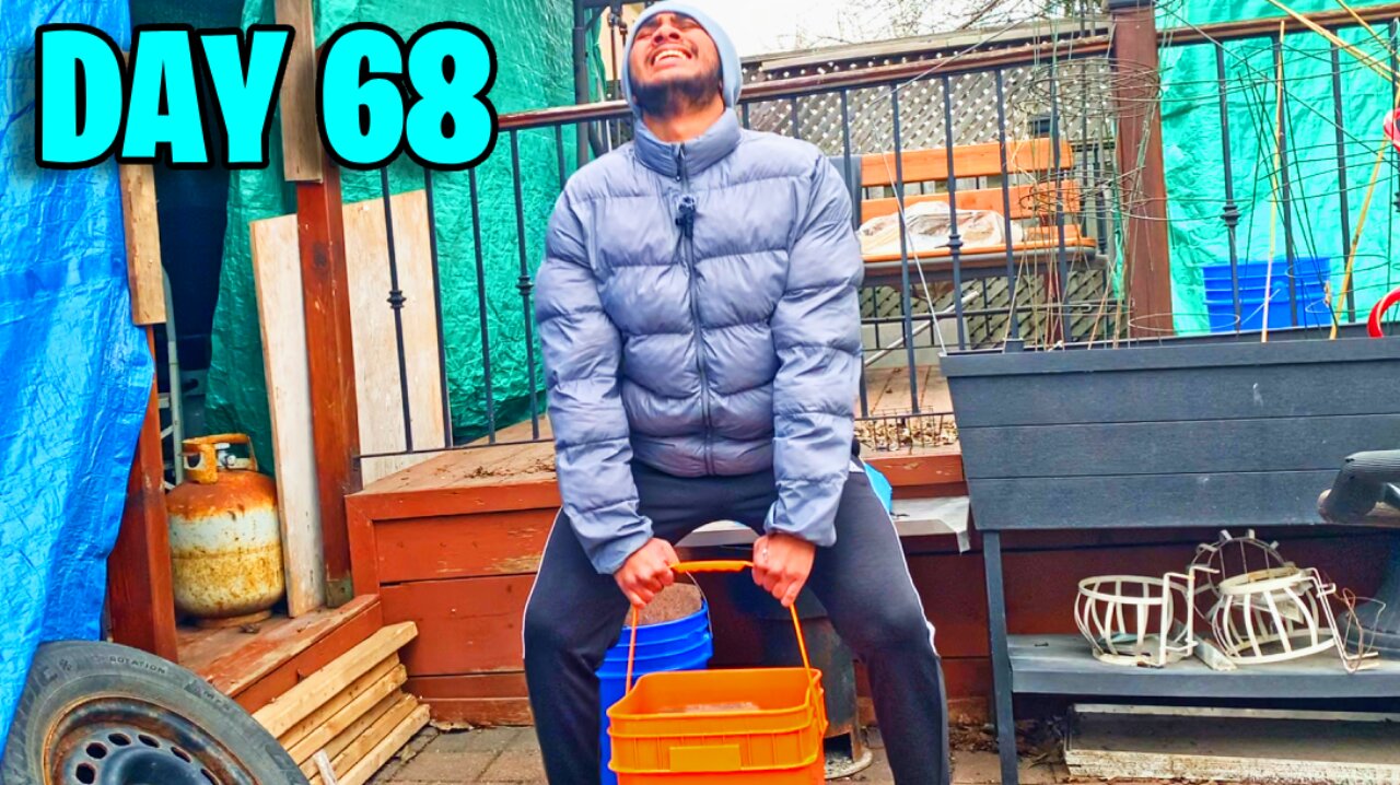 HardGainer Spring Bulk Day 68 - My Heaviest Deadlift so Far! (Full Body Home Workout)