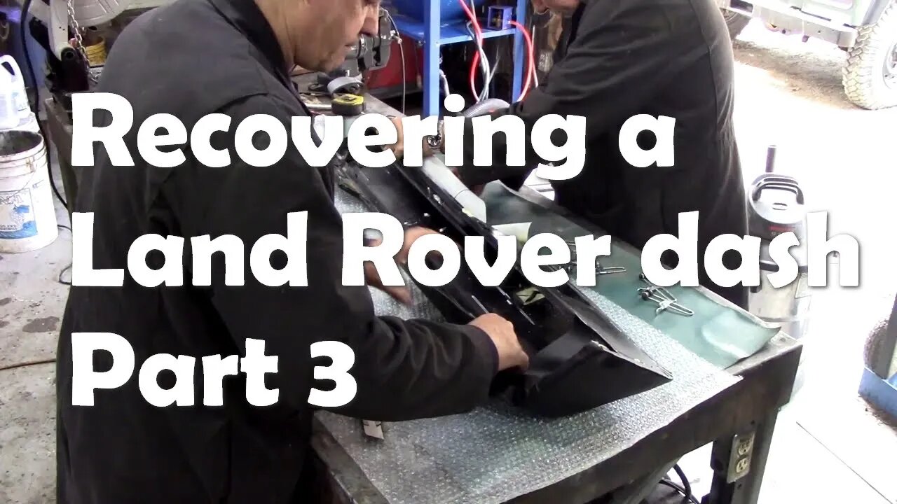 Recovering a very bad Series 3 Land Rover dash Part 3 Job done but not much video