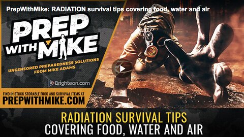 “PrepWithMike” discussing radiation survival tips