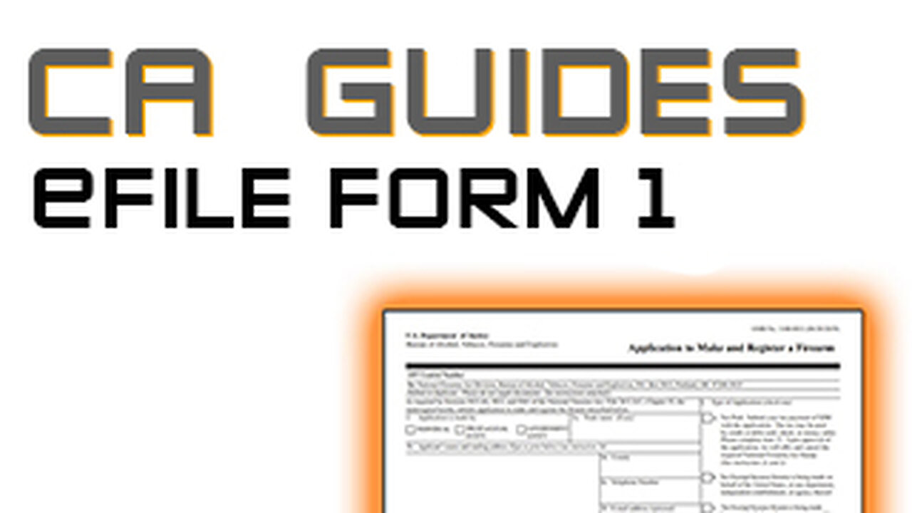 Guides - eFile Form 1