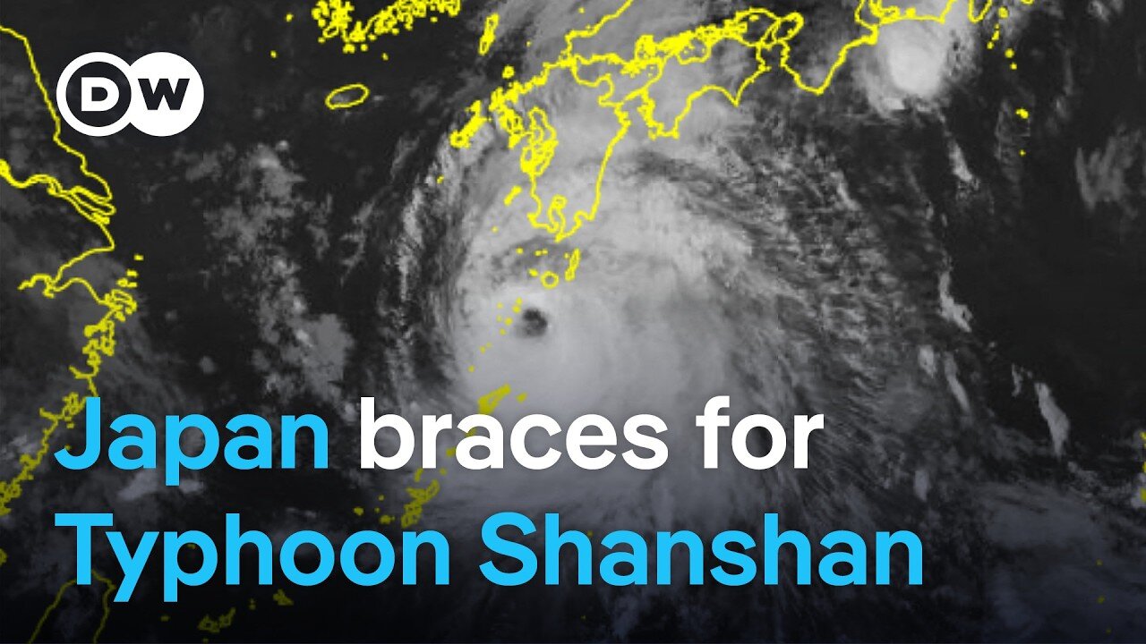 Japan issues emergency warning as 'extremely strong' Typhoon Shanshan approaches | DW News