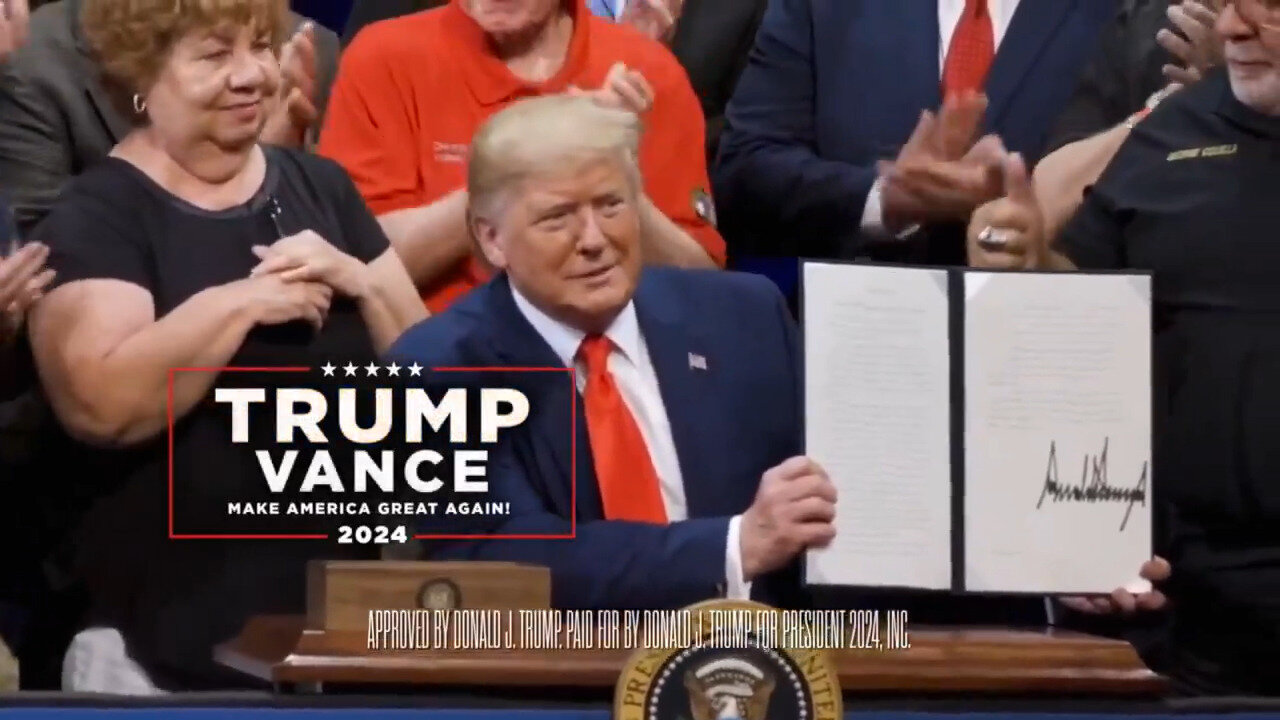 'Glorious'! Here's The Inevitable Trump Ad Made Possible By Kamala Harris And 'The View'