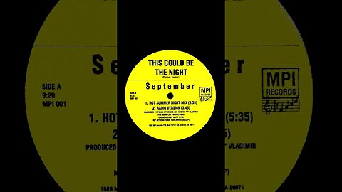 September (6) – This Could Be The Night