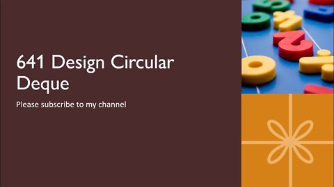 Leetcode 641 Design Circular Deque