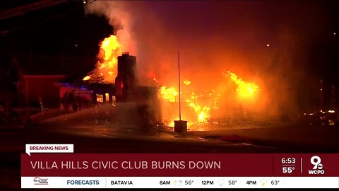 Villa Hills Civic Club destroyed by fire