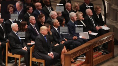 2018 DEC 05 George Bush Funeral Envelope Reactions - FIVE Black Spots Delivered