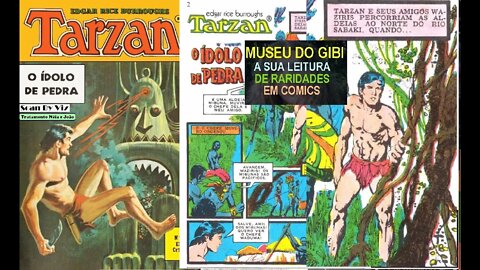 TARZAN FORMATINHO 26 O IDOLO DE PEDRA #museudogibi #quadrinhos #comics #manga