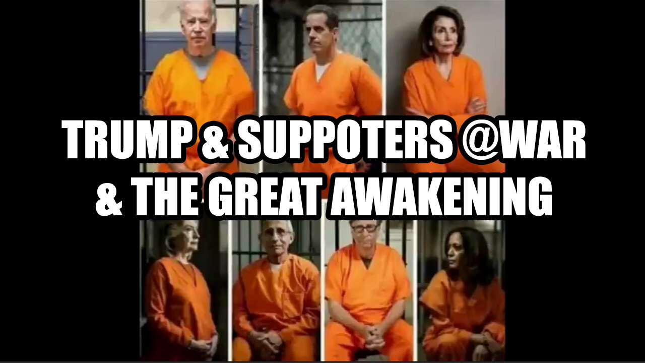 Trump & Suppoters @War - The Woke Radical Left & The MSM Against MAGA & The Great Awakening