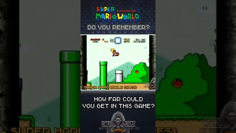 Remember #SuperMarioWorld ? How far could you get? #snes #nintendo