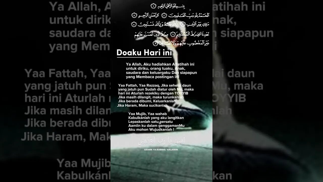 Doa ku Hari ini