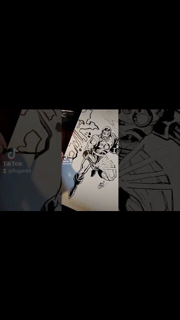 Ironman inking clip by your truly 11x17! https://ebay.com/usr/micful-94 #ironman