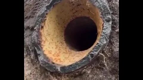 Fake air vent built into a bunker in Normandy